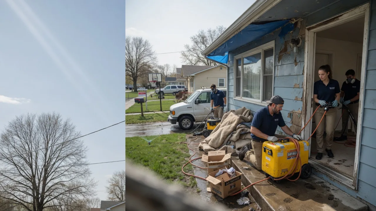 Basement Flood Cleanup in Peach Creek, WV near me
